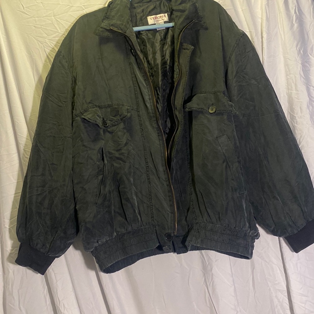 Charcoal Bomber Jacket